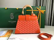 Goyard PM Saigon Structure Orange Silver Hardware Bag - 6