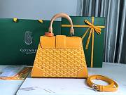 Goyard PM Saigon Structure Yellow Silver Hardware Bag - 3