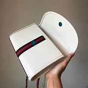 Gucci Rajah Small White Leather Bag - 6