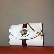 Gucci Rajah Small White Leather Bag - 5