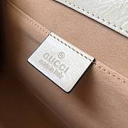 Gucci Rajah Small White Leather Bag - 2