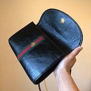 Gucci Rajah Small Black Leather Bag - 5