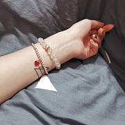 Tiffany silver heart bracelet ( red/ pink/ blue)  - 4