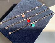 Tiffany silver heart bracelet ( red/ pink/ blue)  - 1