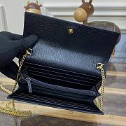 Gucci GG Marmont Chain Black Wallet - 6