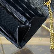 Gucci GG Marmont Chain Black Wallet - 4