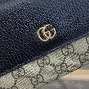 Gucci GG Marmont Chain Black Wallet - 2