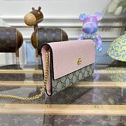 Gucci GG Marmont Chain Pink Wallet - 6