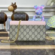 Gucci GG Marmont Chain Pink Wallet - 4