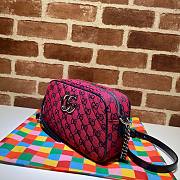 Gucci GG Marmont Multicolor Canvas Bag  - 2