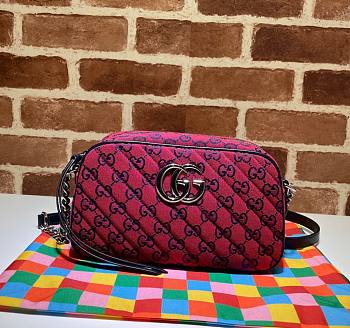 Gucci GG Marmont Multicolor Canvas Bag 
