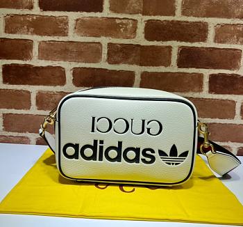 Gucci x Adidas Small White Crossbody Bag 