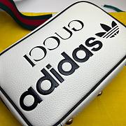 Gucci x Adidas Small White Crossbody Bag  - 5