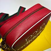 Gucci x Adidas Small Red Crossbody Bag - 5