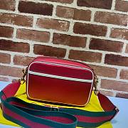 Gucci x Adidas Small Red Crossbody Bag - 2