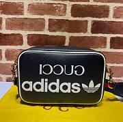 Gucci x Adidas Small Black Crossbody Bag - 1