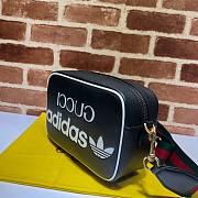 Gucci x Adidas Small Black Crossbody Bag - 5