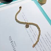 TIFFANY & CO. Sterling Gold Heart Tag Bracelet - 6