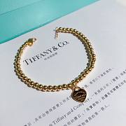 TIFFANY & CO. Sterling Gold Heart Tag Bracelet - 4
