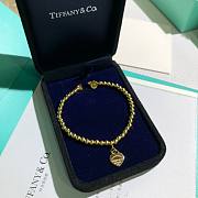 TIFFANY & CO. Sterling Gold Heart Tag Bracelet - 3