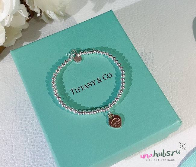 TIFFANY & CO. Sterling Silver Heart Tag Bracelet - 1