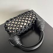 Bottega Veneta Black Double Knot Top Handle Bag - 4