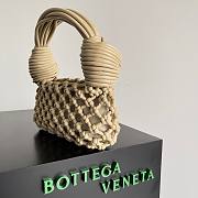 Bottega Veneta Beige Double Knot Top Handle Bag - 6