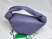 Bottega Veneta Jodie Double Knot Purple Leather Bag - 1