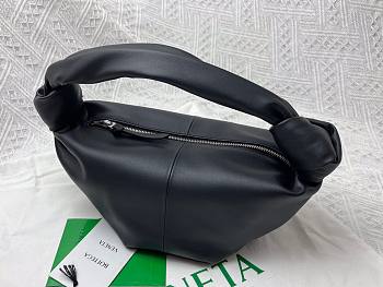 Bottega Veneta Jodie Double Knot Black Leather Bag