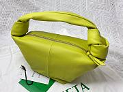 Bottega Veneta Jodie Double Knot Green Leather Bag - 1