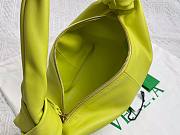 Bottega Veneta Jodie Double Knot Green Leather Bag - 3