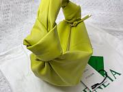 Bottega Veneta Jodie Double Knot Green Leather Bag - 4