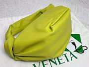 Bottega Veneta Jodie Double Knot Green Leather Bag - 6