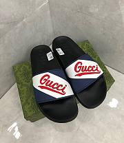 Gucci unisex blue slippers  - 1