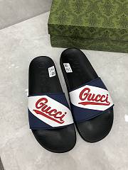 Gucci unisex blue slippers  - 4