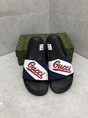 Gucci unisex blue slippers  - 5