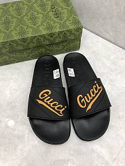 Gucci unisex black slippers - 5