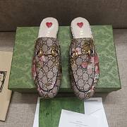 Gucci flower leather mulles - 6