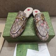 Gucci flower leather mulles - 5