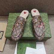 Gucci flower leather mulles - 4