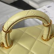 Chanel Small Vanity Yellow Lambskin Case - 3