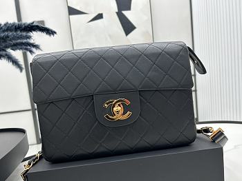 Chanel vintage black backpack