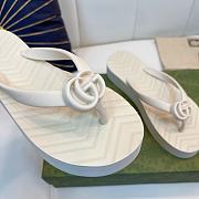 Gucci GG white slippers - 6