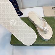 Gucci GG white slippers - 5