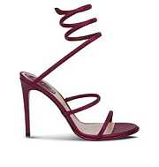 Rene Cleo Crystal Burgundy sandal 105  - 5