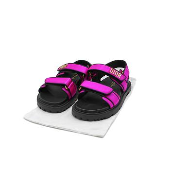 Dior hot pink sandals 