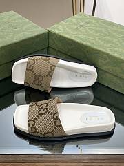 Gucci giant GG brown slippers - 3