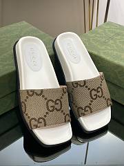 Gucci giant GG brown slippers - 6