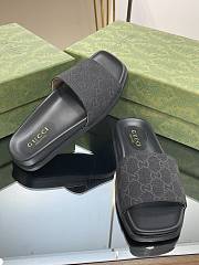 Gucci GG monogram black slippers 02 - 3