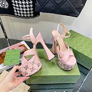 Gucci Pink Interlocking G Studs 15cm Heel - 5